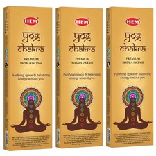 HEM YOG Chakra incense sticks pack meditation...