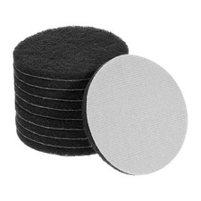 10 Pcs 5 Inch Hoop Scrubbing Pad 800 Grits Scrubber Scouring Pads, Grey