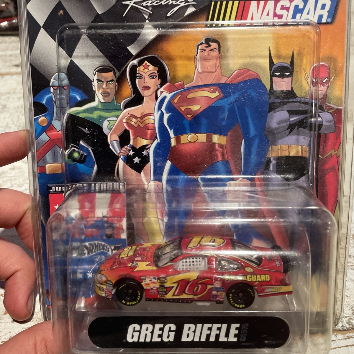 Greg Biffle #16 National Guard Justice League The Flash Hot Wheels