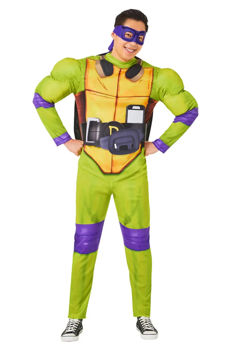 Costume Da Ninja Uomo - Nero, Taglia Large, Completo Per Feste In Tema