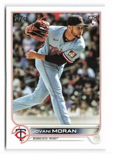 2022 Topps #387b Jovani Moran Rookie Minnesota Twins RC