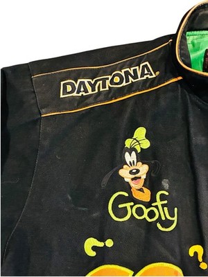 Disney Goofy Daytona 500 2004 NASCAR Racing Jacket JH Design Mens