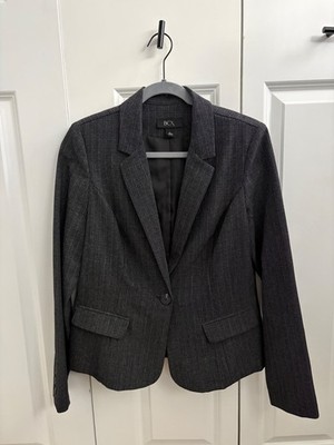 womens gray BCX blazer jacket - size large