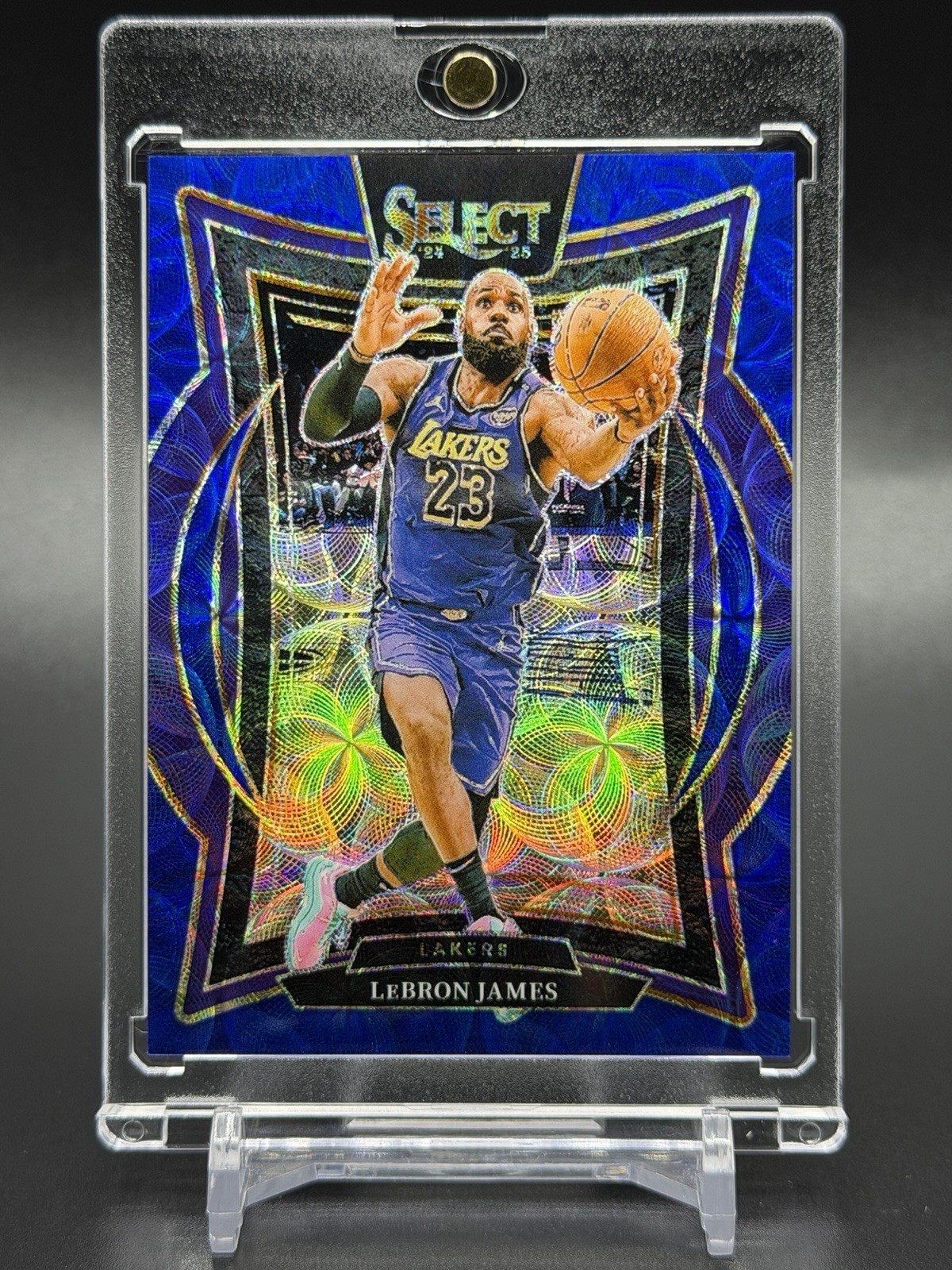2024-25 Panini Select - Concourse LeBron James #54 Blue Scope Prizm /249