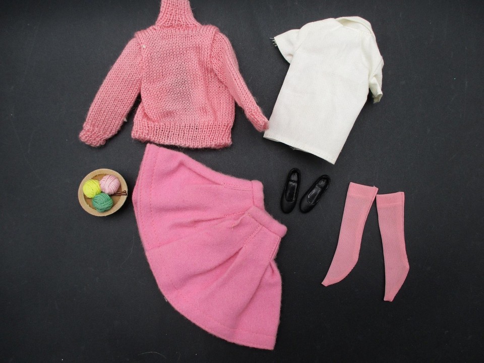 Skipper Tenue School Days # 1907 Complète / Barbie Mattel 1964-66