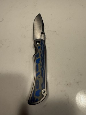 Kizer Allure | Balanced Form | S45VN | Micarta With Vortex Pattern BNIB