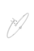 Latelita Initial Armband Silber H Aus 925 Sterlingsilber