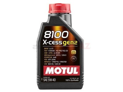 MOTUL 8100 X-CESS GEN2 Engine Oil 110904 Porsche 911 Mercedes Benz E320 E350 BMW