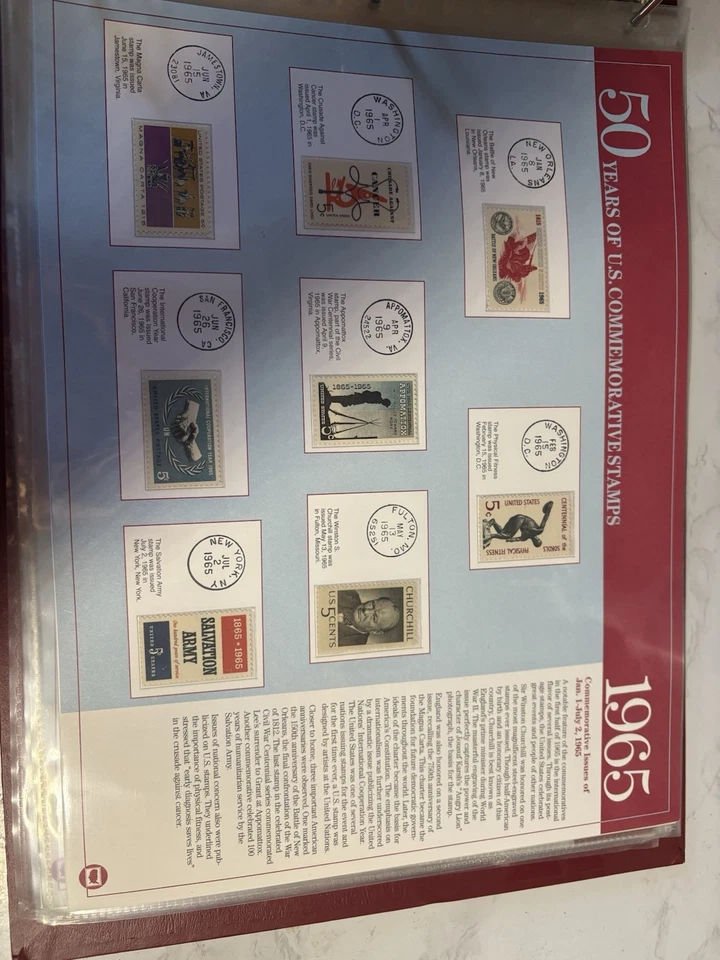 50 Years Of US Commemorative Stamps Volume I Of II - Image 3 of 4
