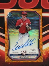 Topps 2026 Bowman Chrome Eli Willits CPA-EW Orange Auto /25 Nationals