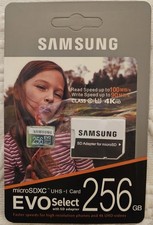 Samsung EVO Select 256GB Class 10 MicroSDXC Memory Card - MB-ME256HA/AM