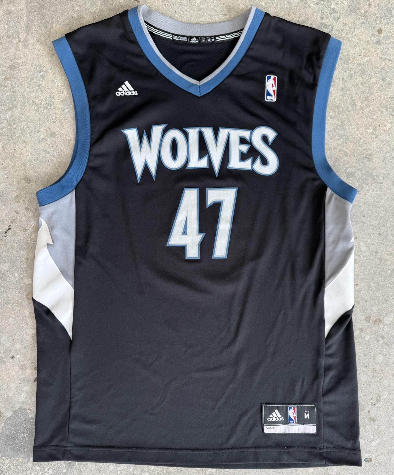 ANDREI KIRILENKO JERSEY MINNESOTA TIMBERWOLVES 2012 ADIDAS FITS LARGE CHAMPION