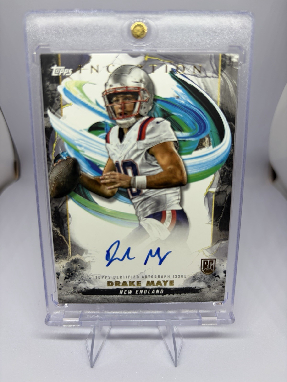 2024 Topps Inception - Rookie Autographs Drake Maye #RA-DM (AU, RC)