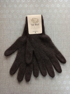 100% Yak Wool Gloves Unisex Thick Warm Comfortable Made in Mongolia