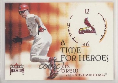 2001 Fleer Premium A Time for Heroes JD Drew #19TH 0q3