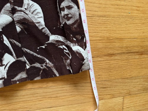 Pantalones de mezclilla vintage de los años 70 con estampado de Woodstock Baron Wolman Bell RARO ver fotos - Imagen 5 de 20