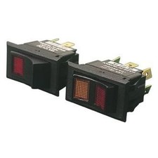 Sea Dog 12 V DC 15 A On/Off/On SPST Illuminated Rocker Switch w 4 Blades