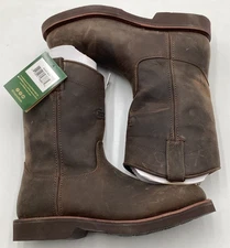 Chippewa Men's Classic 2.0 Pecan Soft-Toe 10" Plain Pull On Brown Size 10.5 D