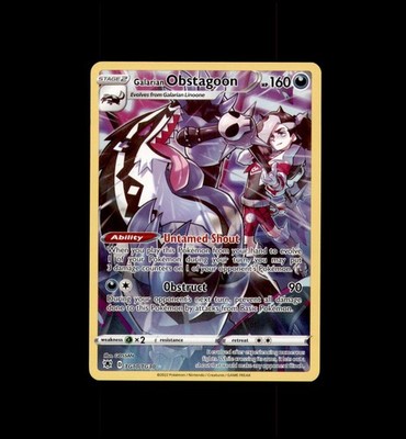 Galarian Obstagoon TG10/TG30 Holo Astral Radiance Trainer Gallery Pokemon NM
