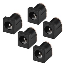 5 Pcs DC-012 5.5x2.1mm DC Power Jack Socket 3 Pin Female Panel Mount Connector