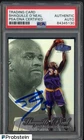 Shaquille O'Neal HOF Signed 1998-99 Flair Showcase #7 PSA/DNA AUTO