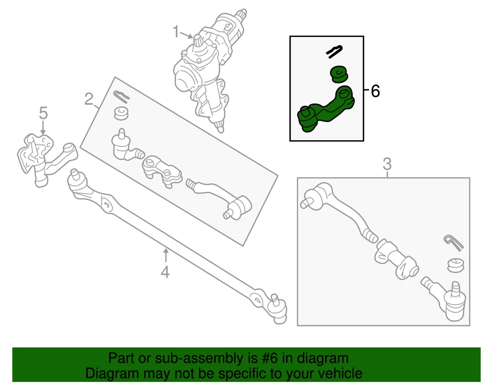Genuine Nissan Pitman Arm D8502-VK90A - Image 2 of 2