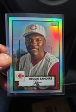 2021 Topps Chrome Platinum Anniversary - Reggie Sanders #581 Refractor
