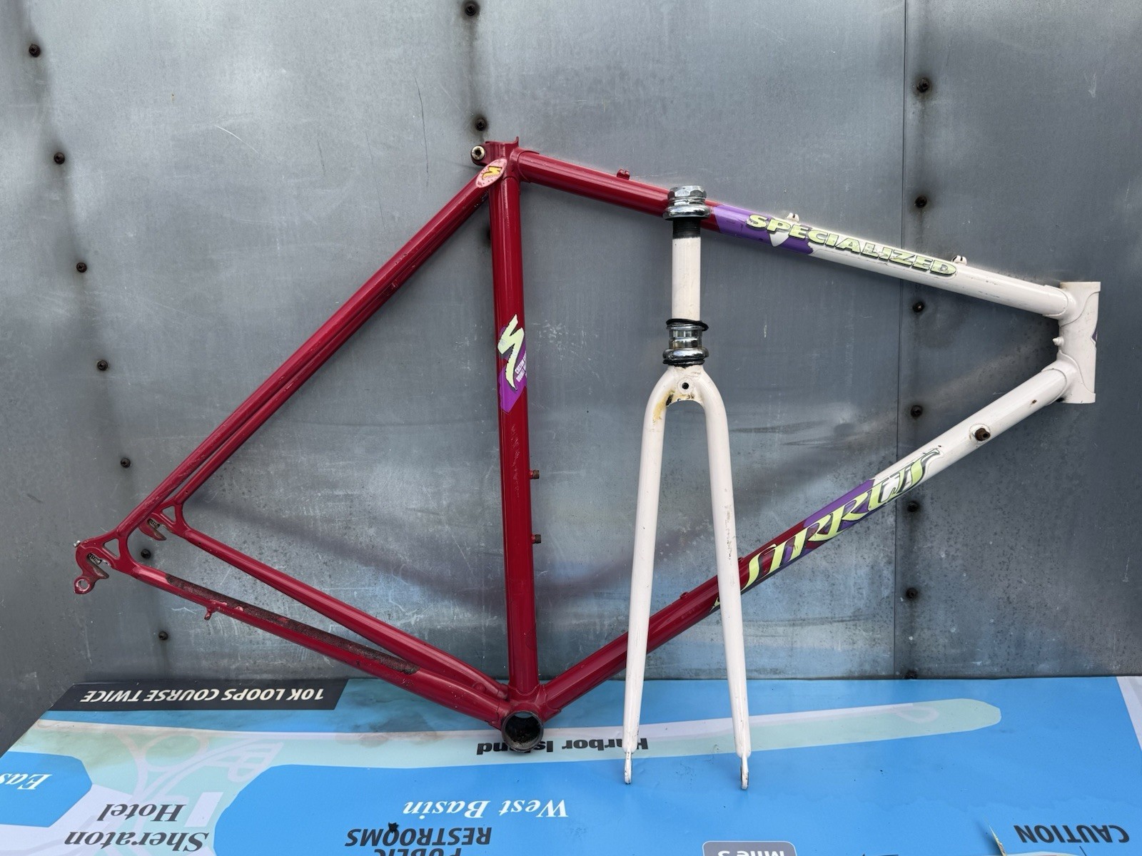 Vintage Specialized Sirrus Lugged Steel Road Bike Frame 54
