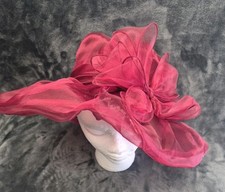 Elegant Women's Organza Church Kentucky Derby British Tea Party Wedding Hat