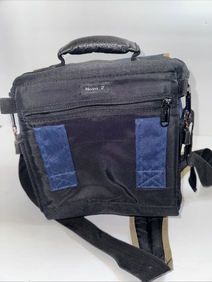 Lowepro Off Road Belt Waist Pack Camera Bag Expandable Nylon Blue & Black - Image 4 of 4