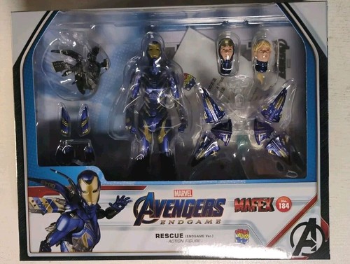 Medicom MAFEX No.184 Iron Man Rescue Suit (Endgame Ver.) Figure US Seller