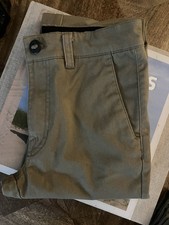 Volcom Youth Frickin Chinos Boys' Khaki 3 Pair , Excellent , Size 25