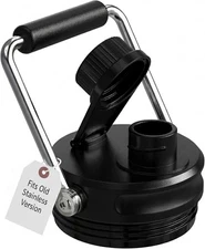 Jmoe USA Improved Jug Lid for RTIC Half One Gallon & Gallon, Black 