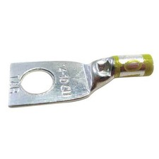 ABB 54101 Compression Lug, 10 AWG, 1/4 in Stud, Standard Barrel, Copper, Yellow