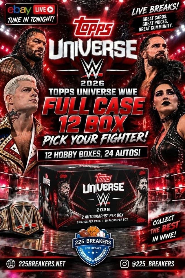 TOPPS UNIVERSE WWE PICK YOUR SUPERSTAR!