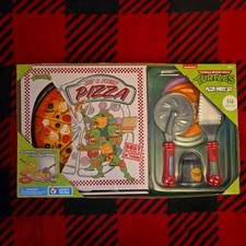 TMNT Nickelodeon TEENAGE MUTANT NINJA TURTLES PIZZA PARTY SET Play Food Pizzaria