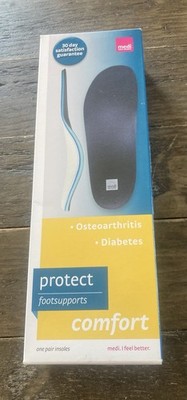 Medi Protect Footsupports Comfort Insoles For Women Size 8 to 9.5 Brand New!