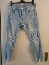 Zara Damen Jeans Used Look Löcher Gr. 42