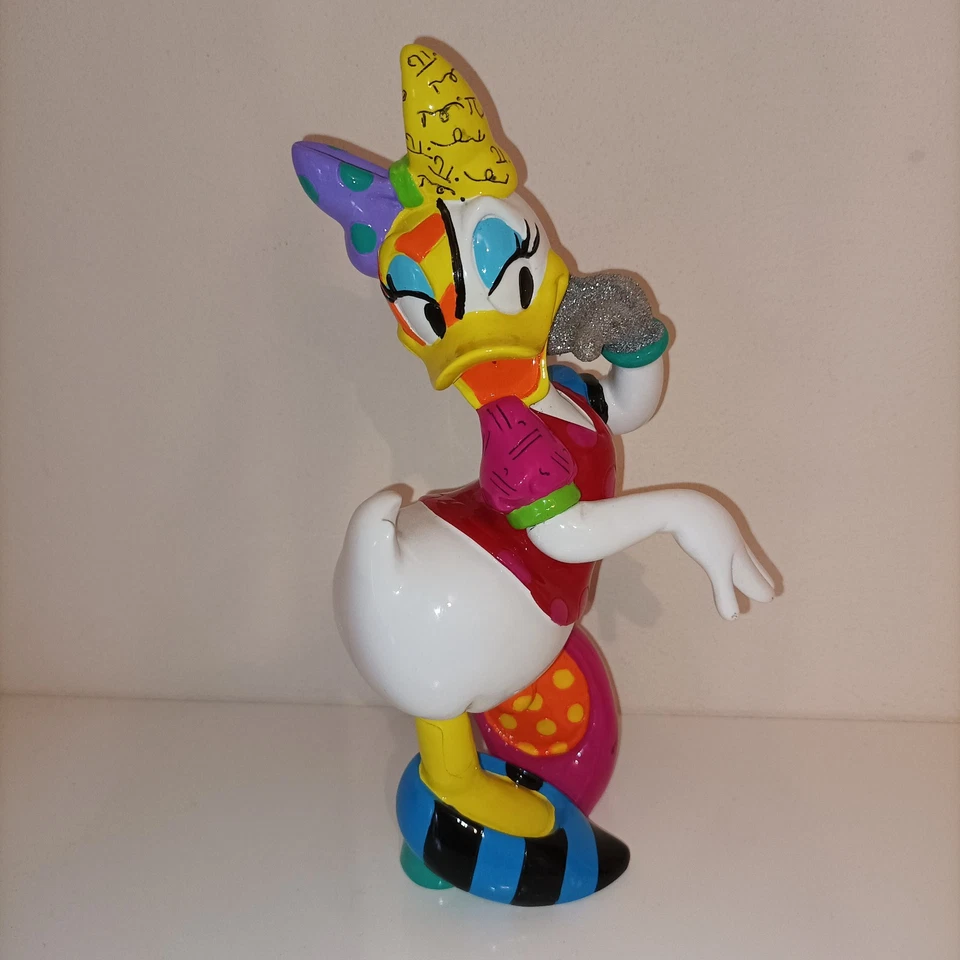 Britto Disney Daisy Duck Figur 2015 Ca. 21cm Groß • Beine Abgebrochen & Geklebt - Bild 2 von 4