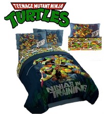 RARE FIND-TMNT Dark Ninja Twin/Full Comforter Full Size Sheets Plus Hooded Towel