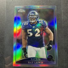 2009 Topps Chrome Refractor Ray Lewis #TC109 Ravens HOF