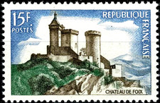 TIMBRE FRANCE 1958 N° 1175 ** CHATEAU DE FOIX (pl)