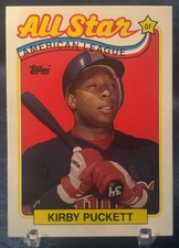 1989 TOPPS TIFFANY COLLECTORS SET #403 - KIRBY PUCKETT - ALL-STAR