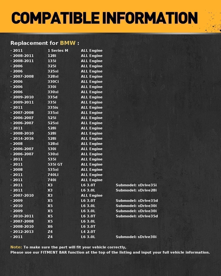 Motores De Arranque PARA BMW 328I 330I 335I X3 X5 X6 Z4 2007-2011 2.0L 2.5L 3.0L 17922 Foto 2 de 4