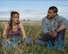 * MAIKA MONROE & TYRIQ WITHERS * signed 8x10 photo * REMINDERS OF HIM * COA *