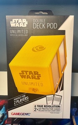 Gamegenic Star Wars: Unlimited Double Deck Pod Gelb Brandneu in Box