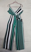 NWT Express Women's Green Multicolor Romper Sz.XS