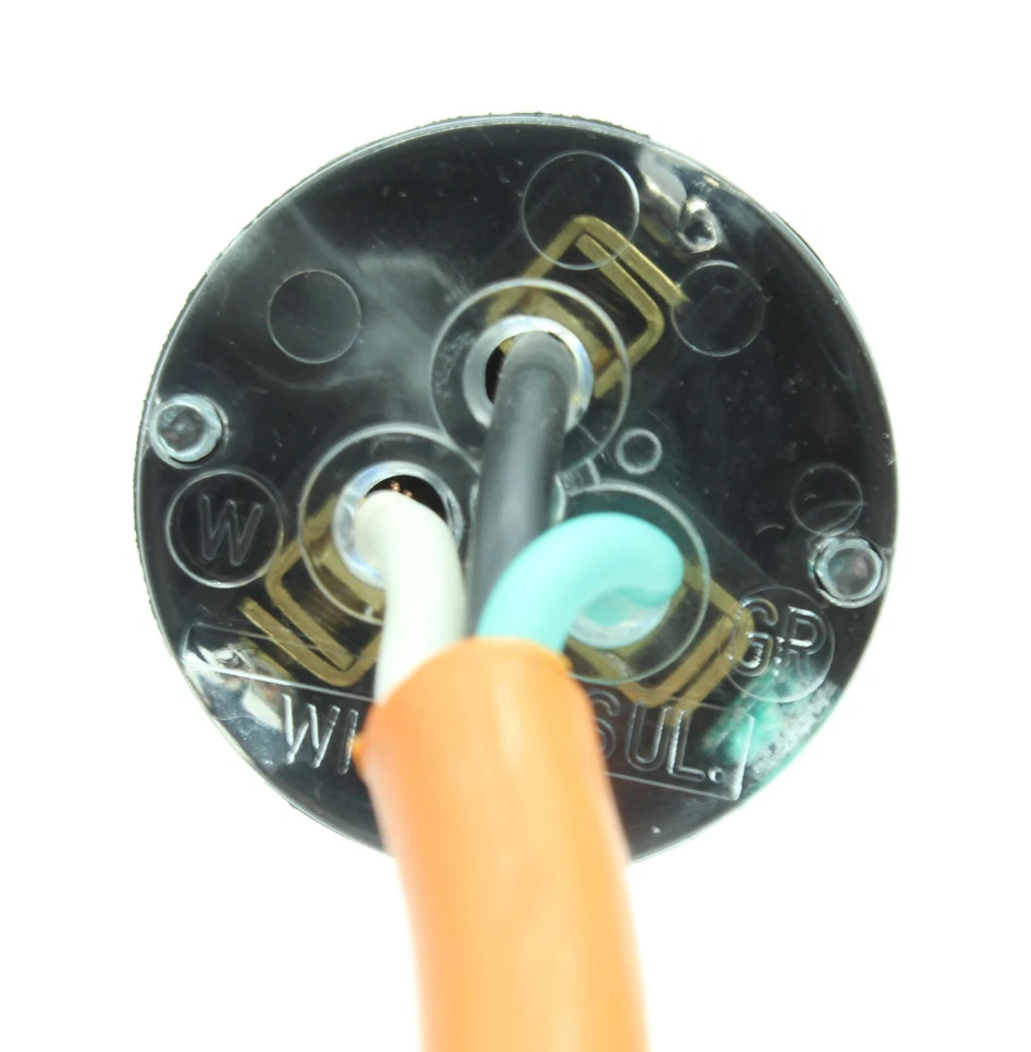 15A 125V Straight Blade Male + Female Plug Connector Set 5-15P + 5-15R - 5-15C  - Image 2 of 4