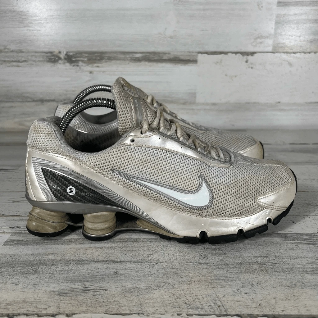 Nike Vintage Shox Turbo Womens Running Shoes White Ivory Size 10