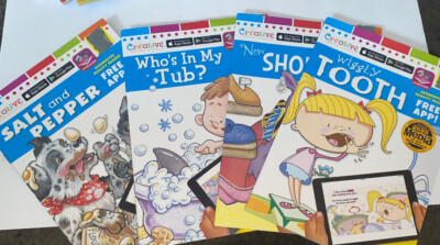 Creative Teaching Materials Book Free App Augmented Reality Reader set of 4